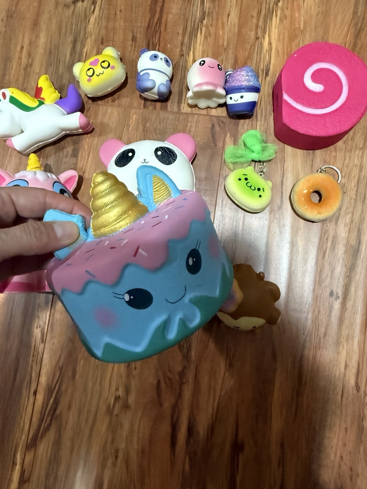 Lot of 12 toys Cake Unicorn Panda