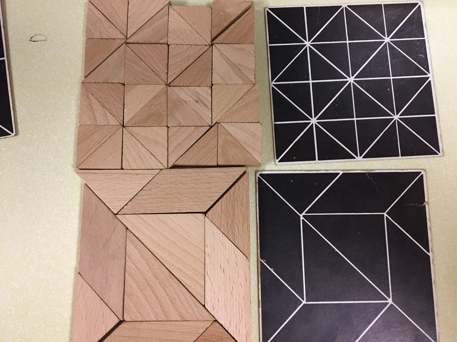 BOOLE BLOCKS educational toys historical vintage wooden with booklet