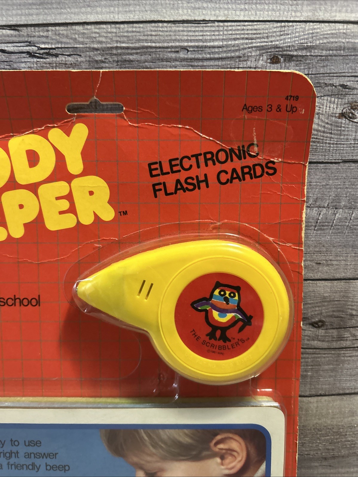 Buddy Beeper Electronic Flash Cards New Sealed Golden Press 1986 Vintage