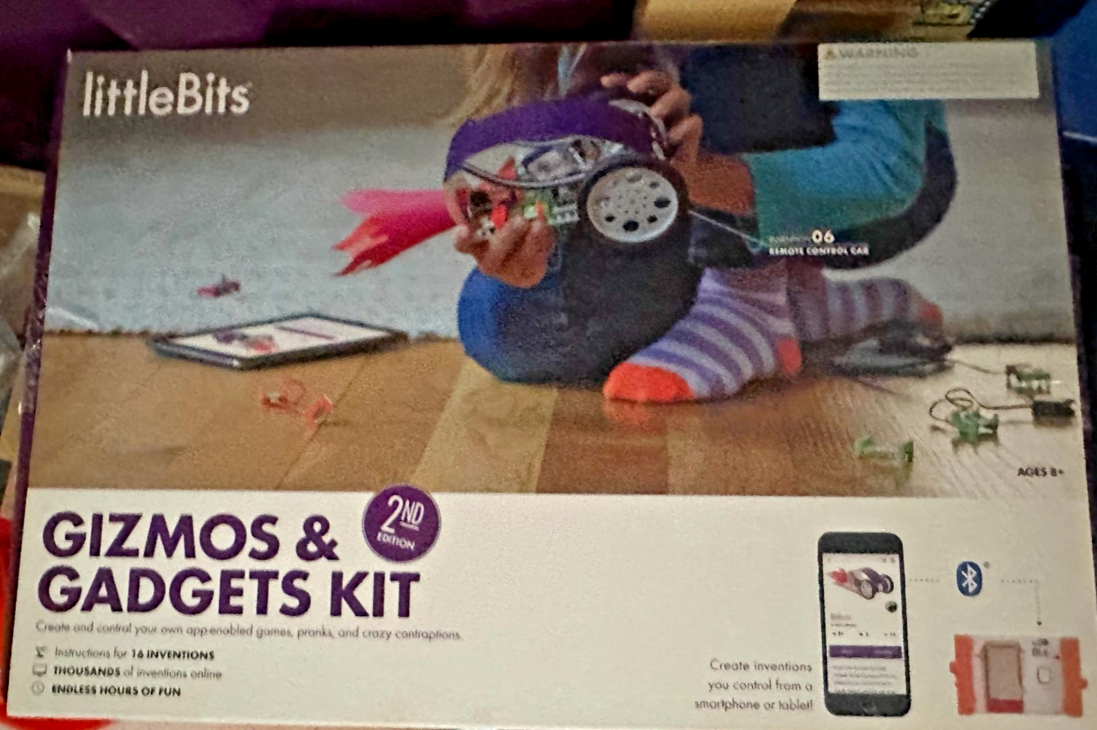 NEW Little Bits Gizmos & Gadgets Kit 2nd ed, STEM – Electronic Bitbot Makers Toy