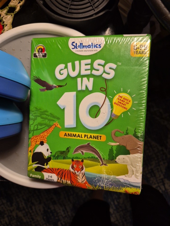 Skillmatics Guess In 10 Animal Planet The Quick Game Of Smart Questions New
