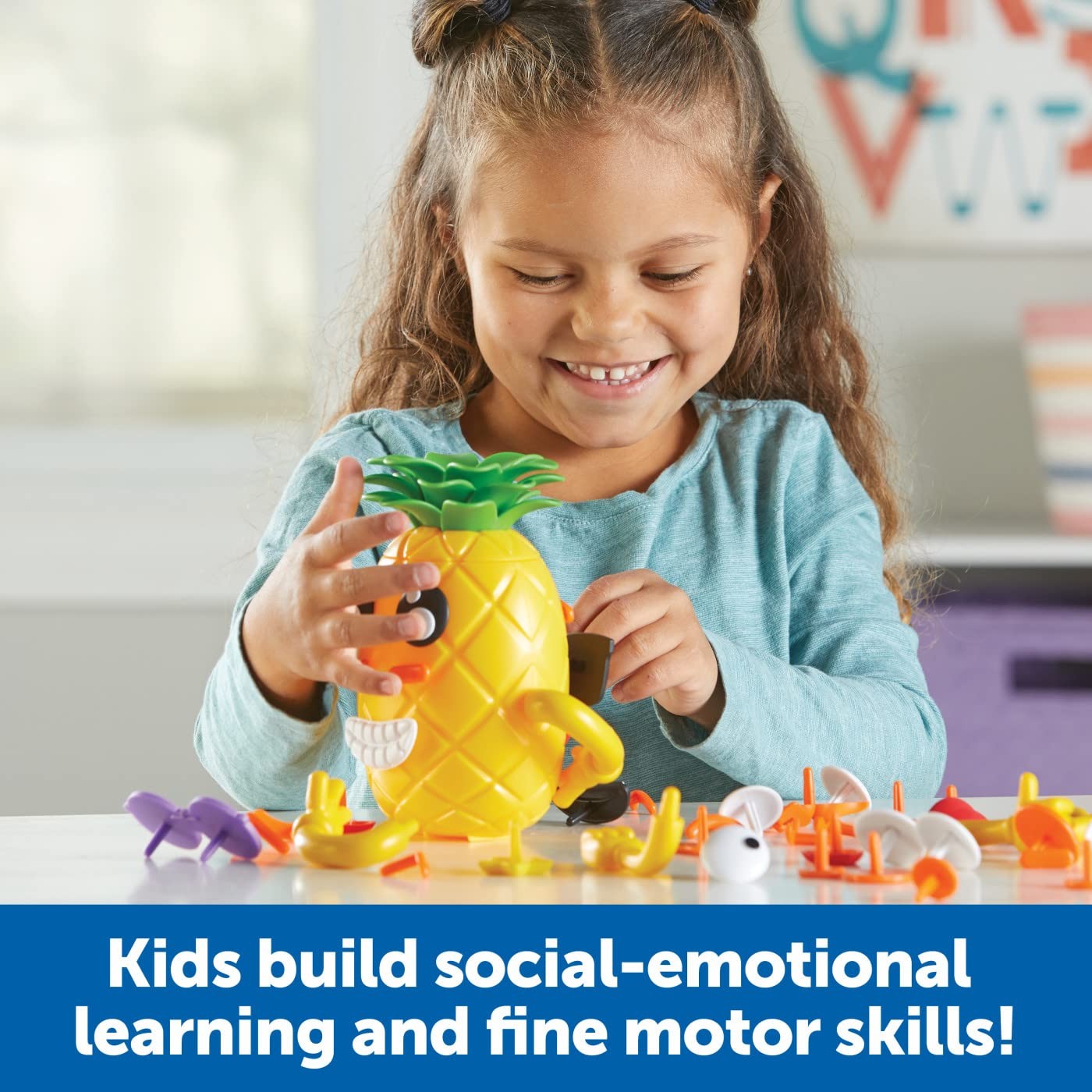 Big Feelings Pineapple Emotional Learning Toy 40 Expression Pieces Deluxe Set