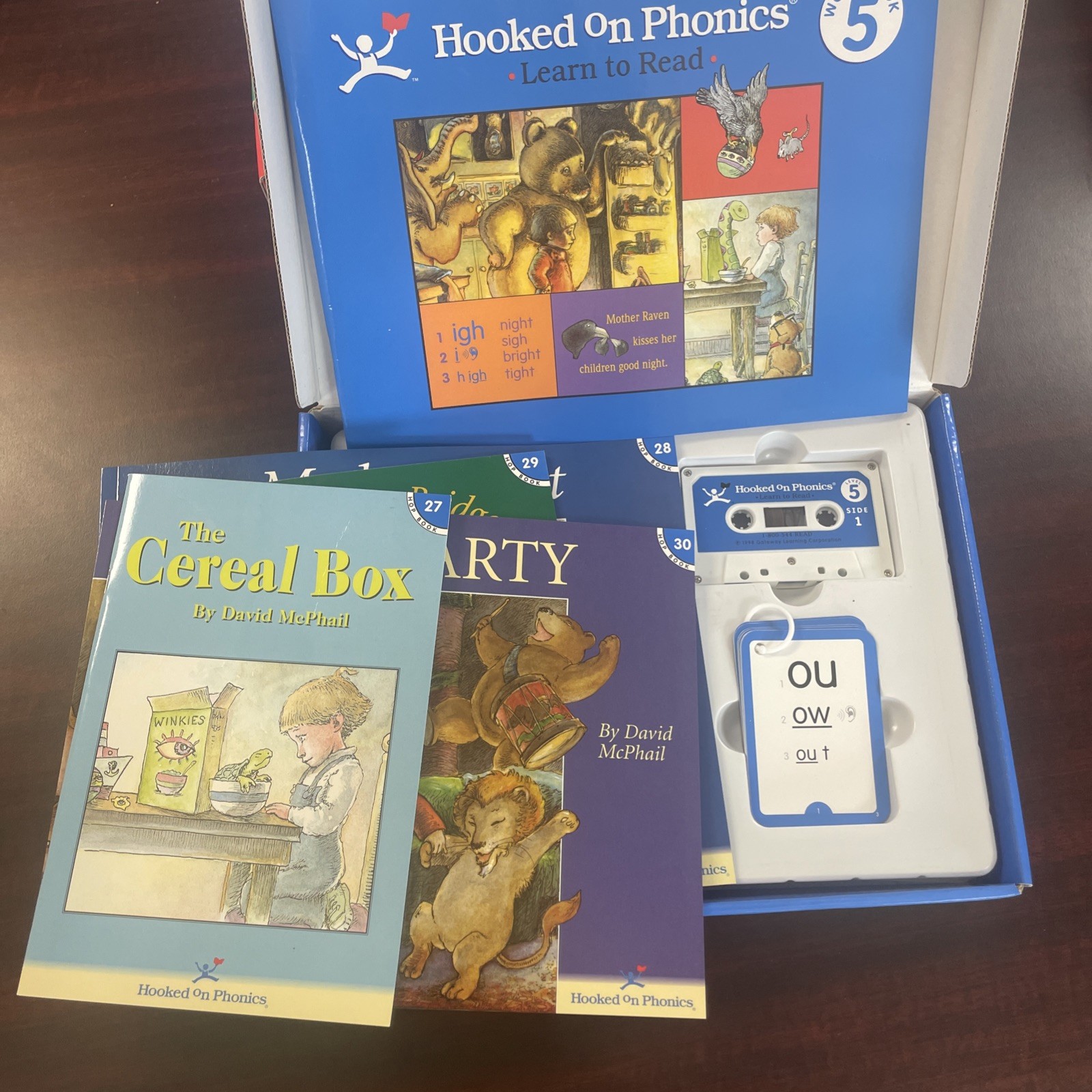 HOOKED ON PHONICS SET Levels 2 3 4 5 Learn To Read Books Parents Kit *Read*