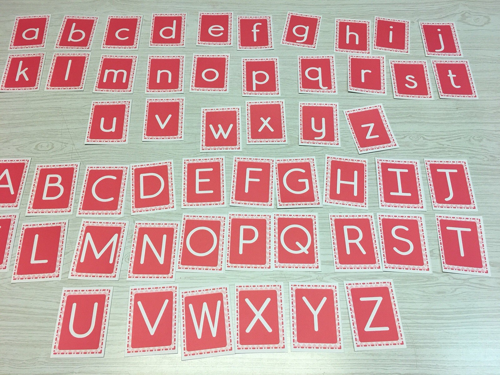 Deluxe Printed Set – The Pink Series – Montessori Materials- (PRINTED) uncut