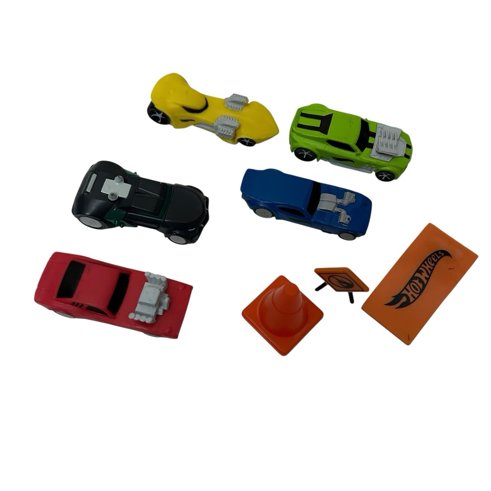 Hot Wheels Busy Book Car Accessory Figures Only Cake Topper 8 Pieces