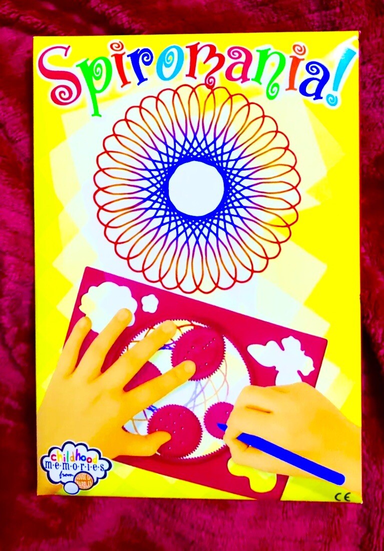 Spirograph/Spiromania The Game,Childhood Memories,spiral Patterns With Ease,gift