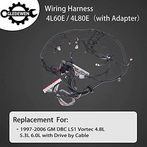 Standalone Wiring Harness 4L60E DBC for GM LS1 Vortec 4.8 5.3 6.0