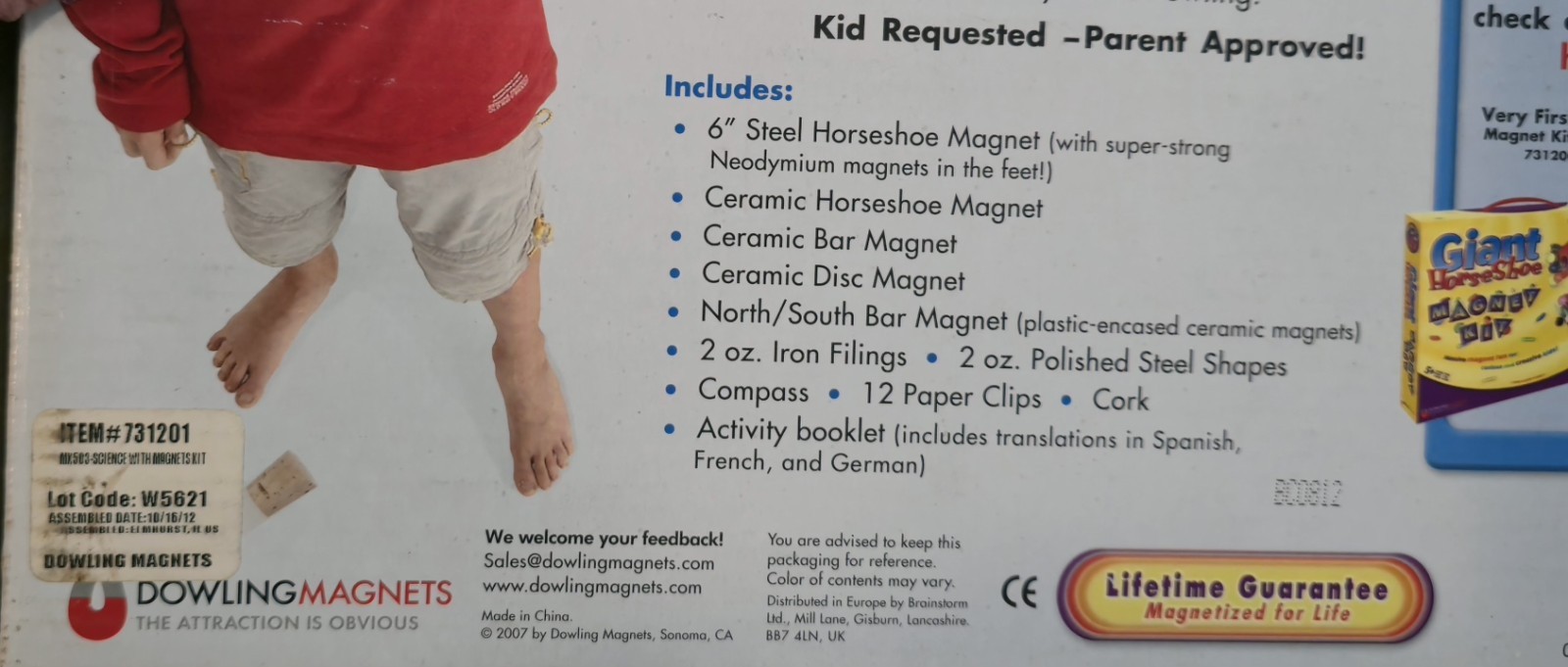 Super Science Magnet Kit Dowling Magnets in Package 2007 🧲
