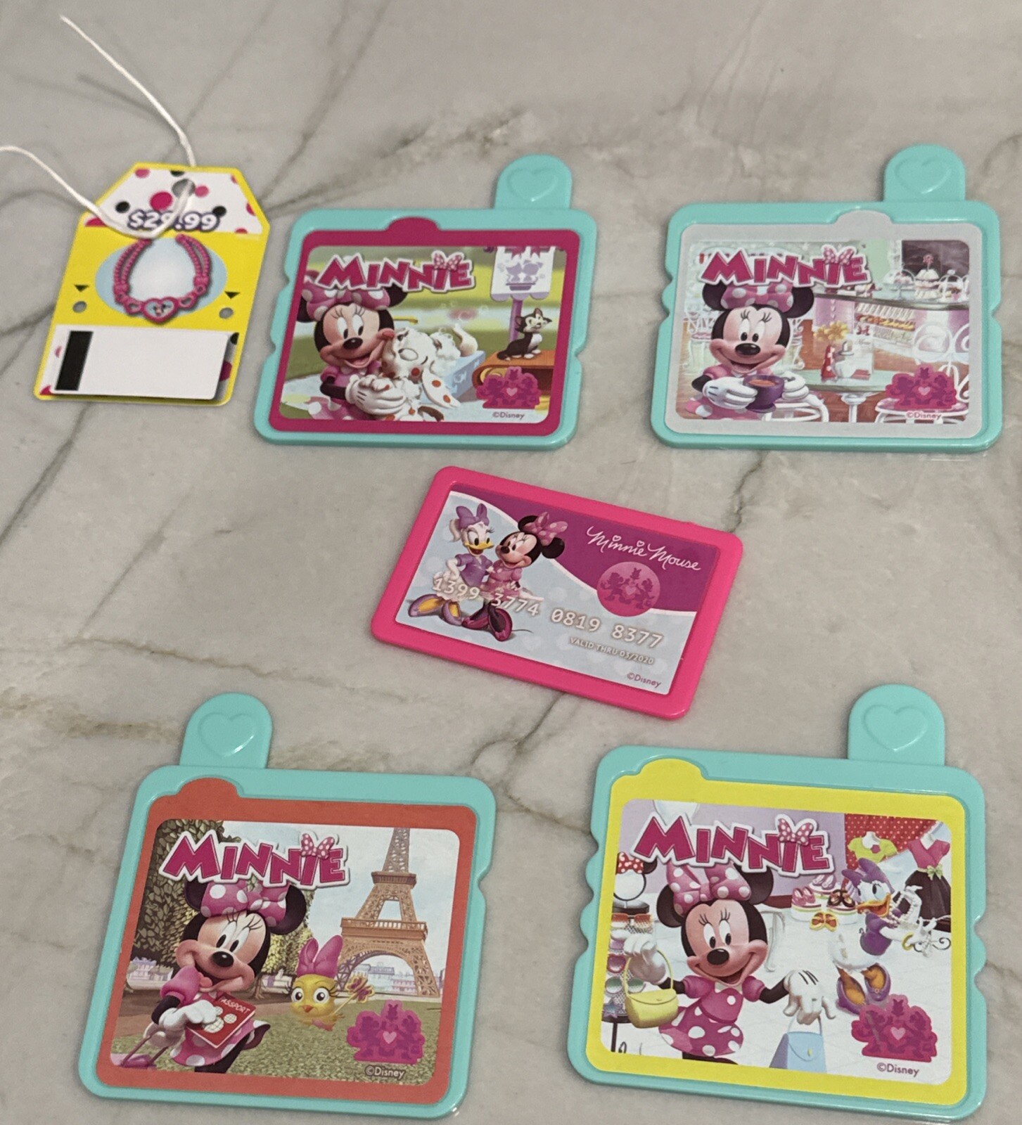 Disney Minnie cash register Microphone Scanner talking interactive