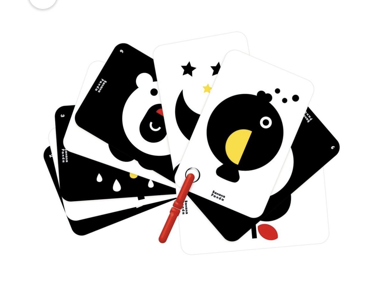 Banana Panda Flash Card