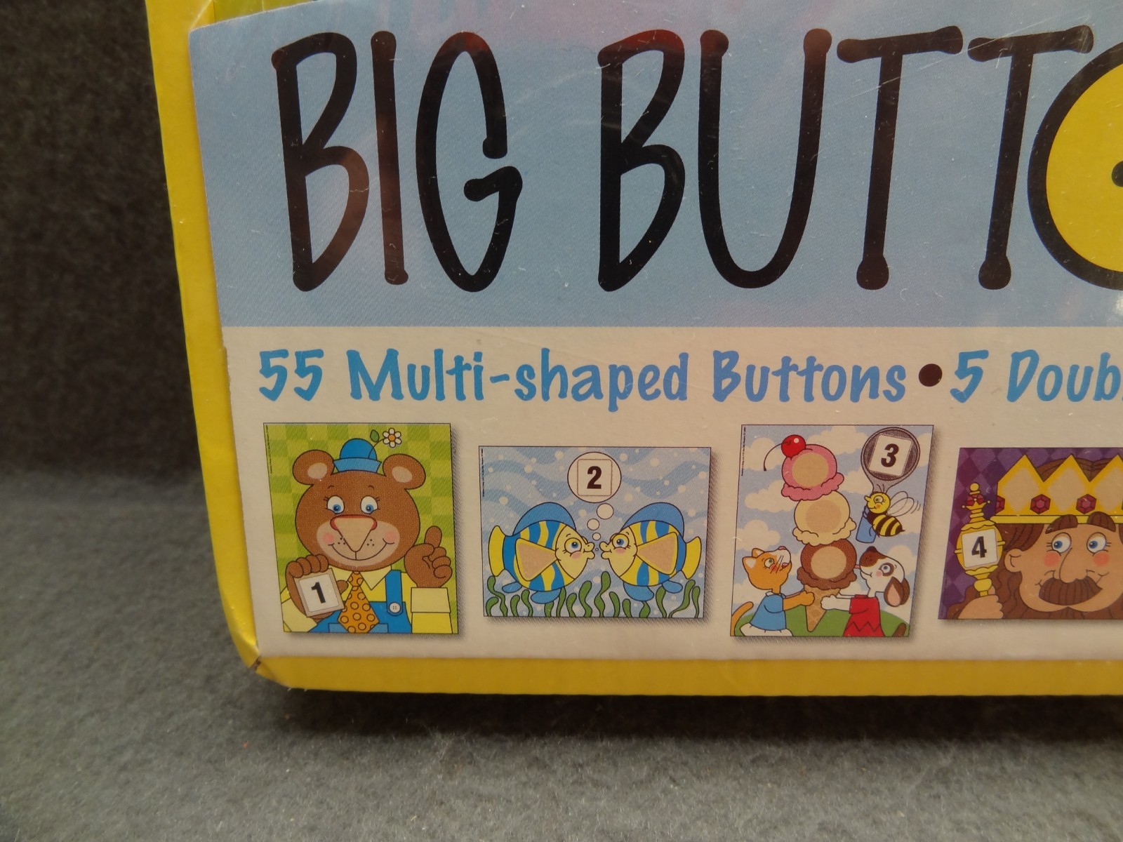 NEW Melissa & Doug Big Button Number Fun Play Set Count Sort Match Games 4319
