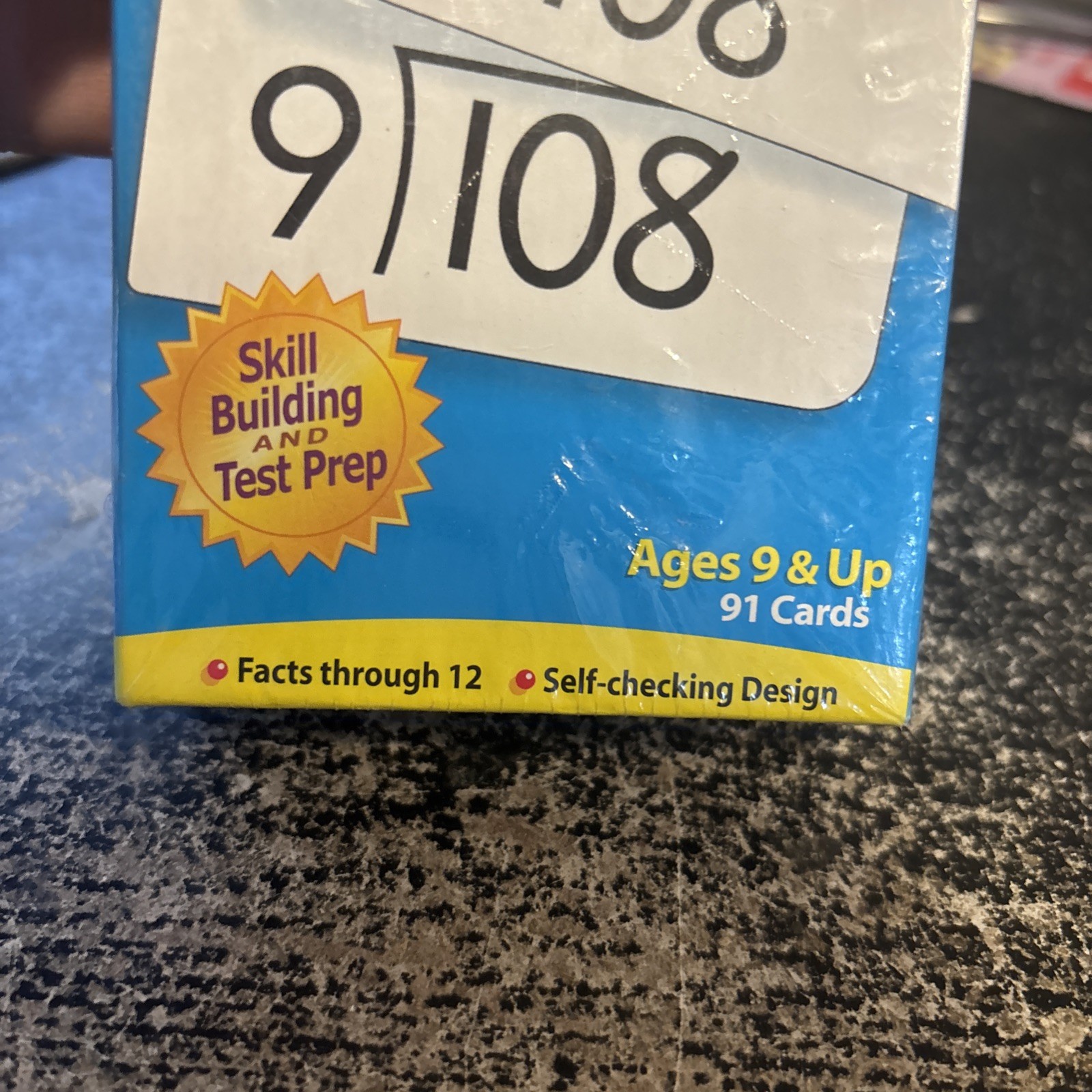 Trend Division Math Flash Cards, Set of 91 New Sealed.