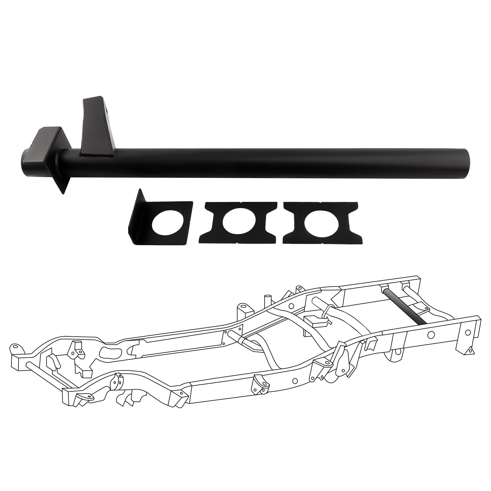 maXpeedingrods Rear Upper Shock Mount Crossmember with Bracket Fit for Chevy …