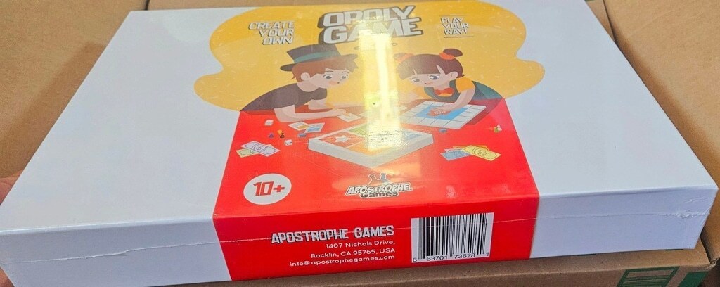 Create Your Own Opoly Board Game Set
