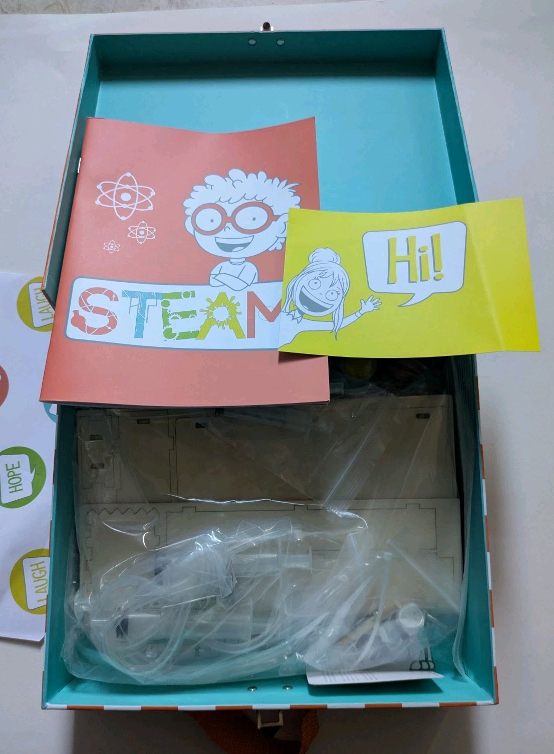 NEW S.T.E.A.M Activity Box Build A Wooden Excavator Science Teacher Homeschool