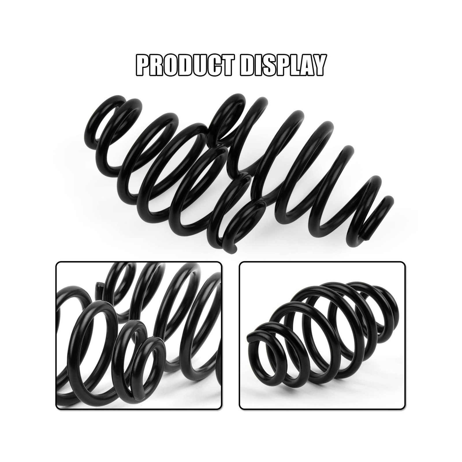 PSLER Motorcycle Coils Spiral Seat Spring Steel Solo Seat Barrel Spring Kit f…