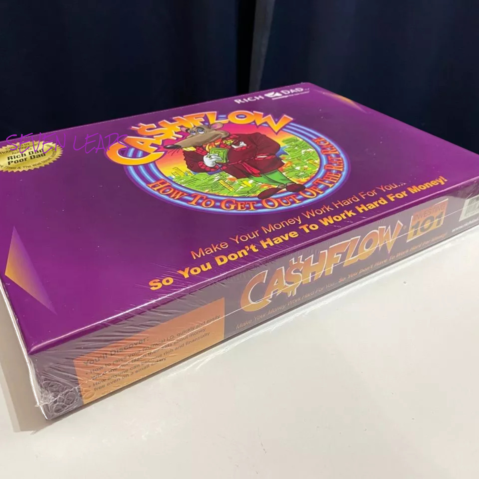 Cashflow 101 & 202 Rich Dad Board Game English Adult Kids Gift Free Ship DHL