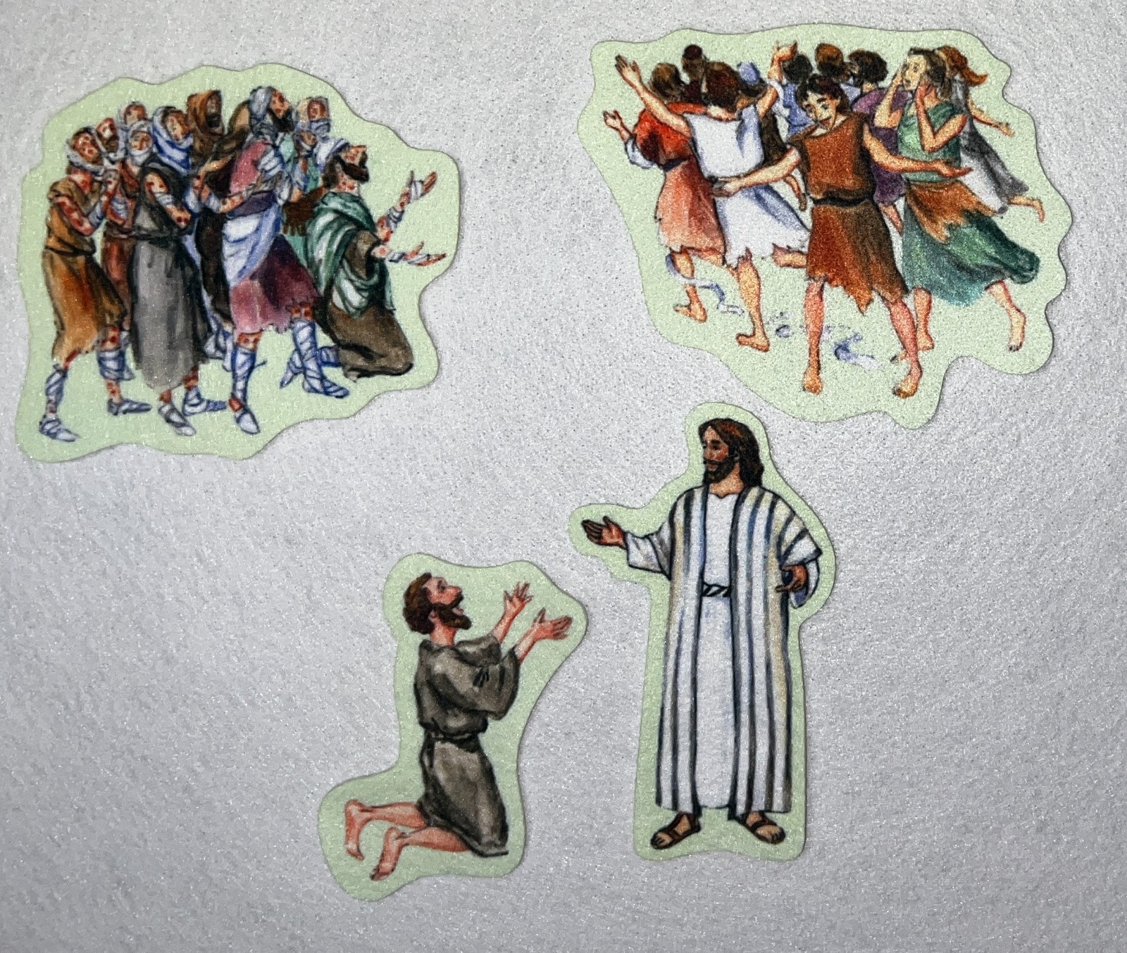 Miracles Jesus Bible Felt Figures For Flannel Board Stories Life New Testament