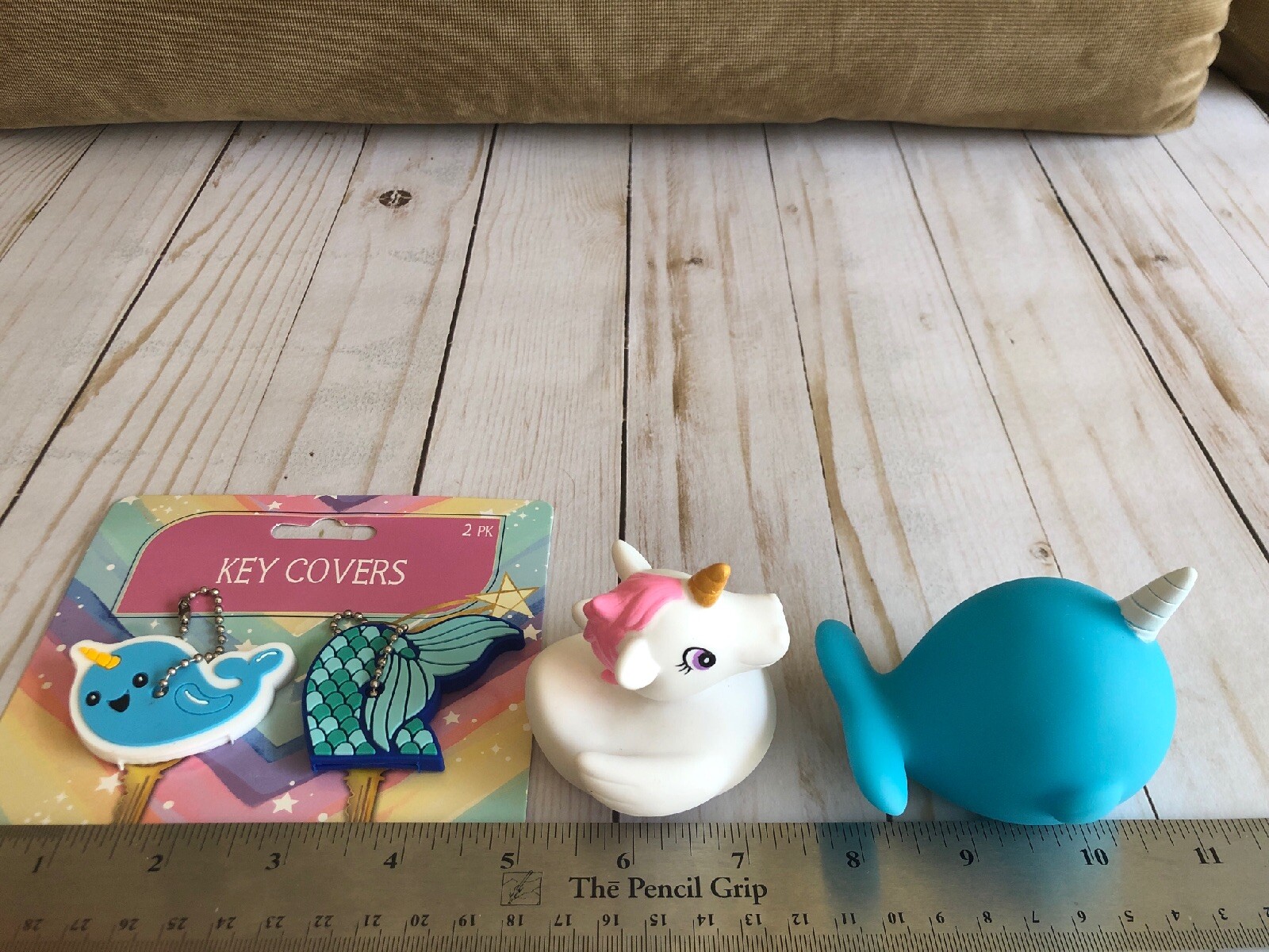 Narwhal Unicorn Mermaid Stocking Stuffer Set Backpack Charms Key Covers Toys