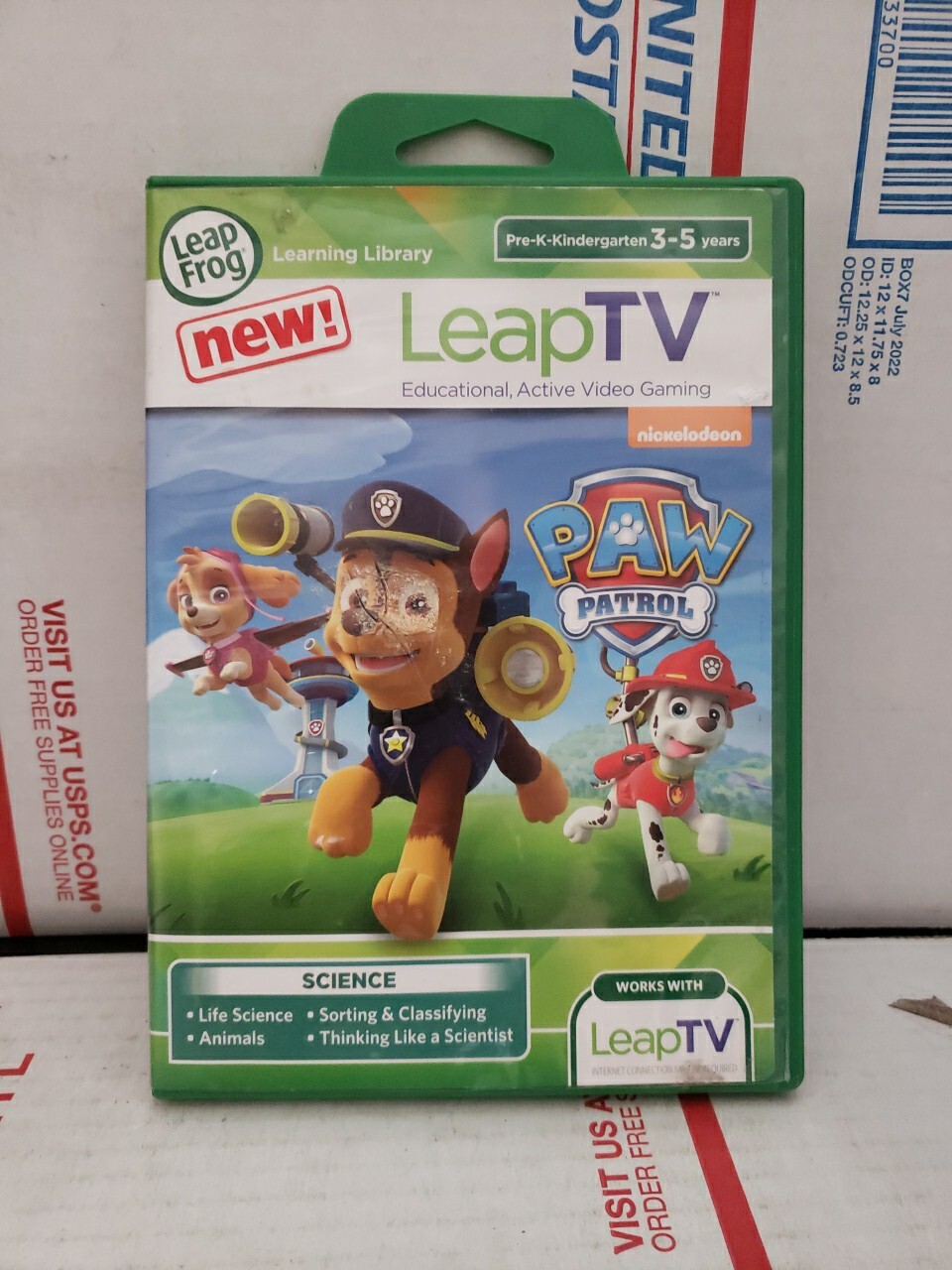 LeapFrog LeapTV PAW Patrol Educational, Active Video Game No Manual ~ Shelf62k