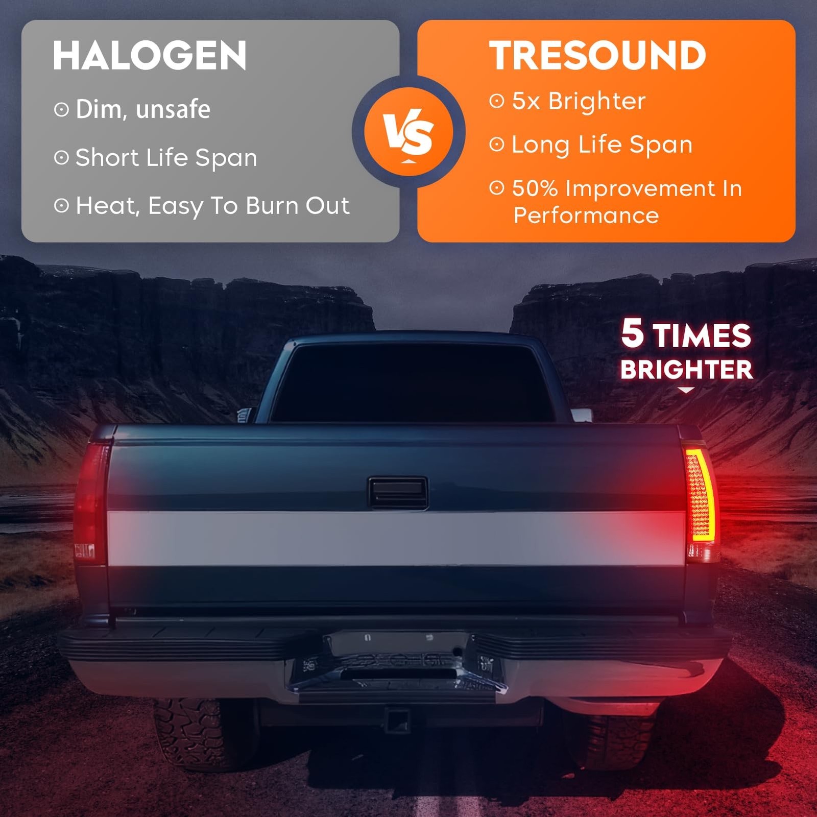Tresound LED Tail Light for Chevy Avalanche 2007 2008 2009 2010 2011 2012 201…