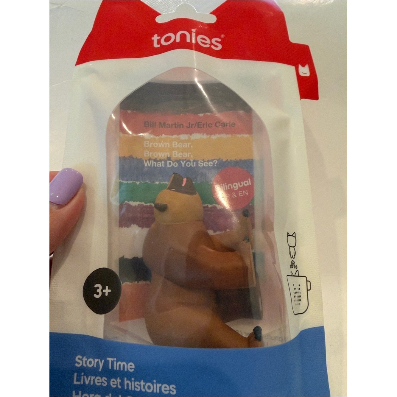 NWT Tonies Brown Bear Story Time Figure