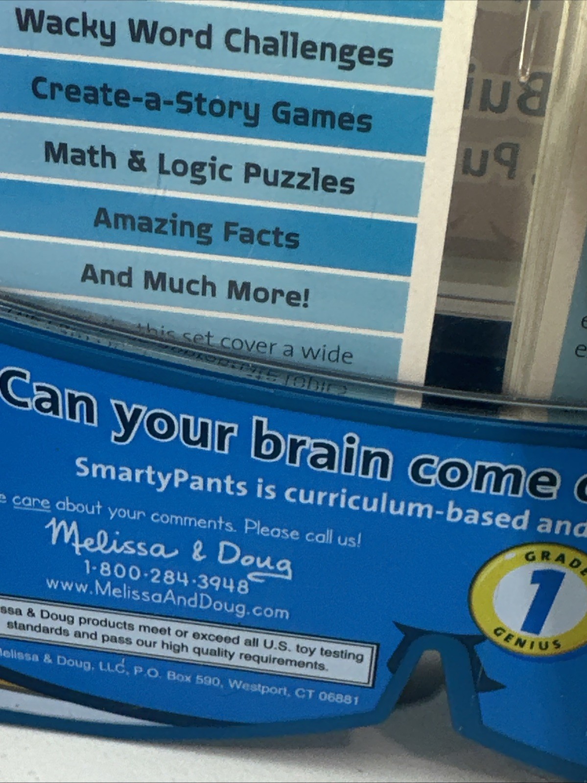 Melissa & Doug – Smarty Pants Game – 1st Grade – 120 Educational Questions
