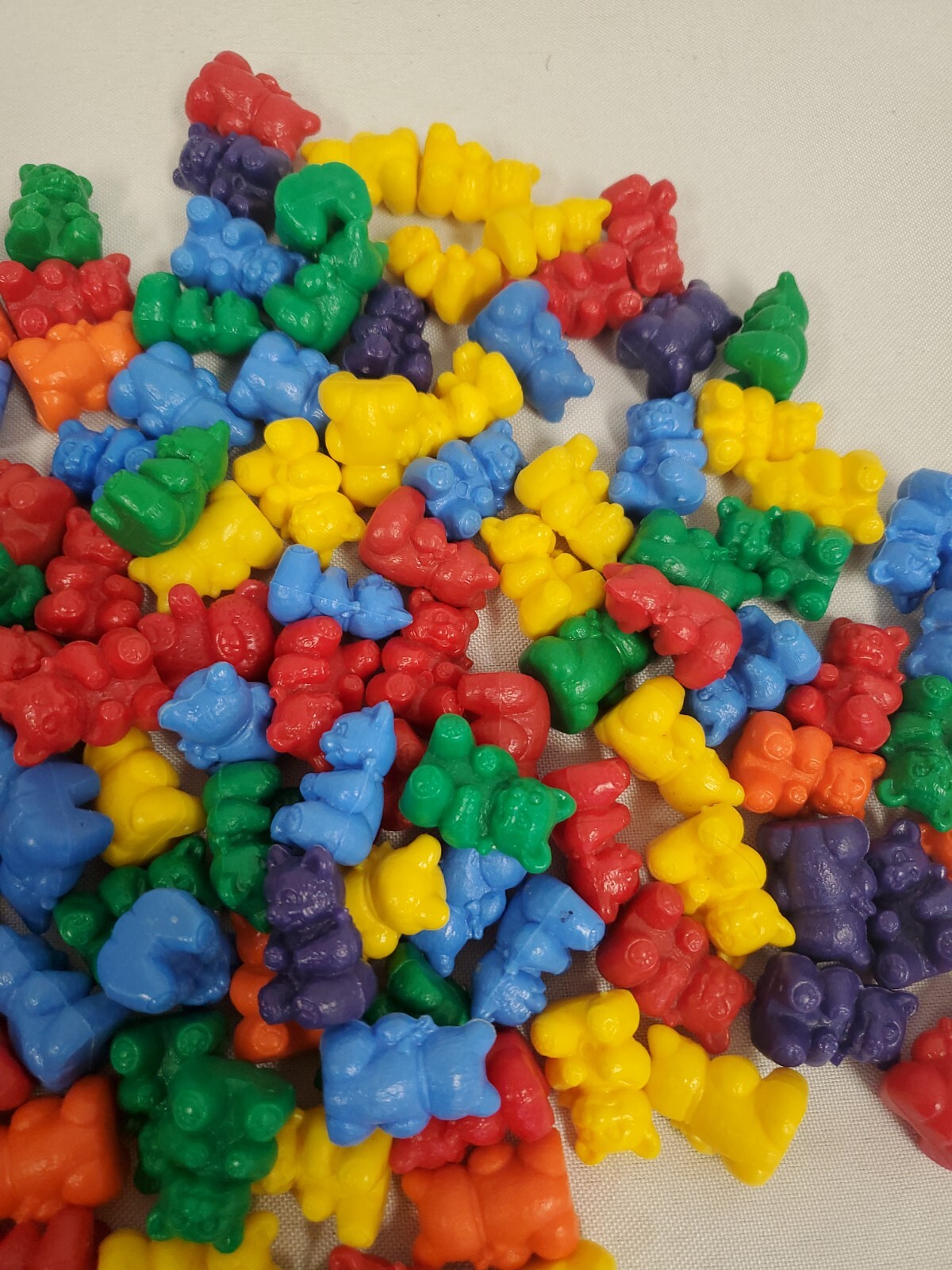 Counting and Sorting Bears Lot 0f 149 Home School Green Yellow Blue Red Purple