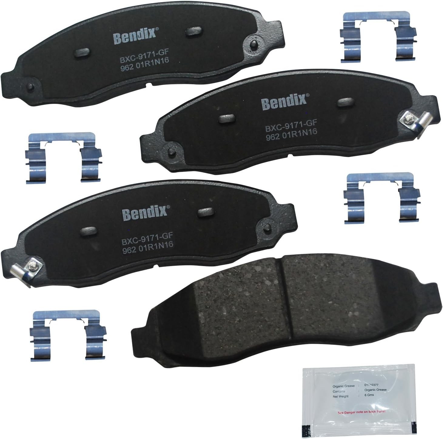 Bendix Priority 1 Ceramic Brake Pads For Dodge Dakota 2003 2004 Oe Replacement