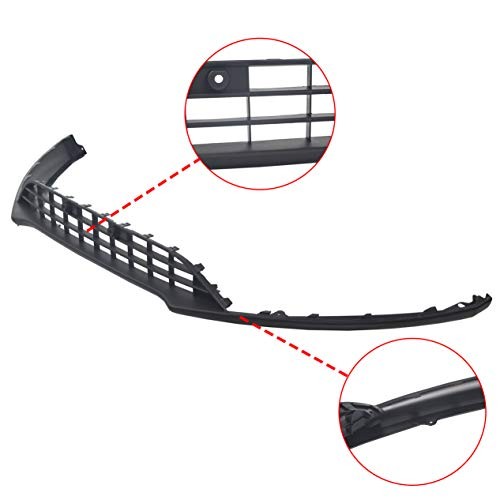 Front Bumper Valance Lower Grill Compatible with 2015-2018 Ford Focus W/O