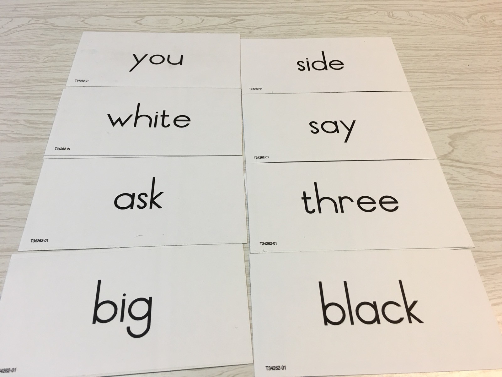BASIC SIGHT WORDS – Flash Cards 180 cards KINDERGARTEN