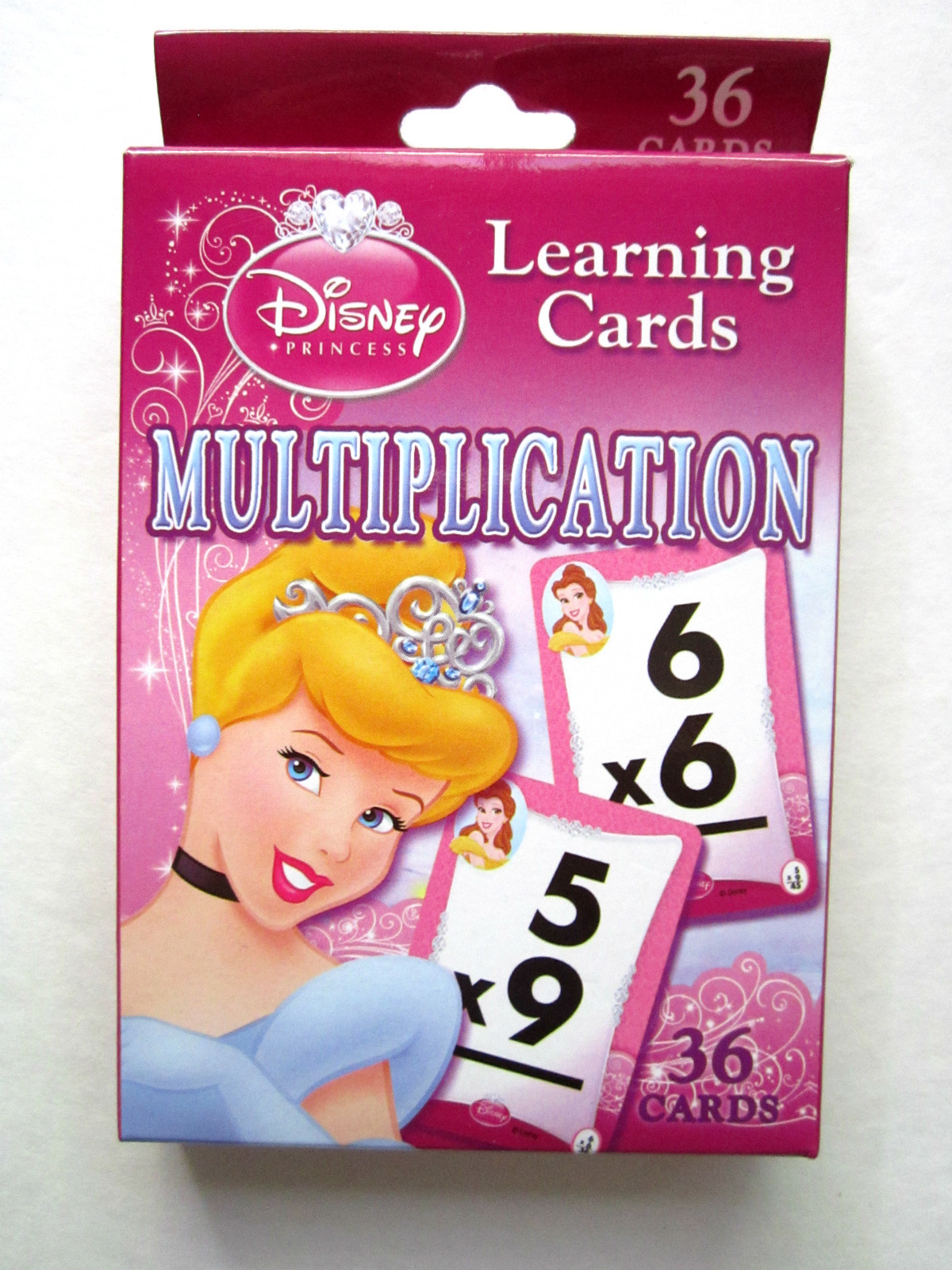 DISNEY PRINCESS SUBTRACTION,ADDITION,MULTIPLICATION LEARNING CARD SETS NEW