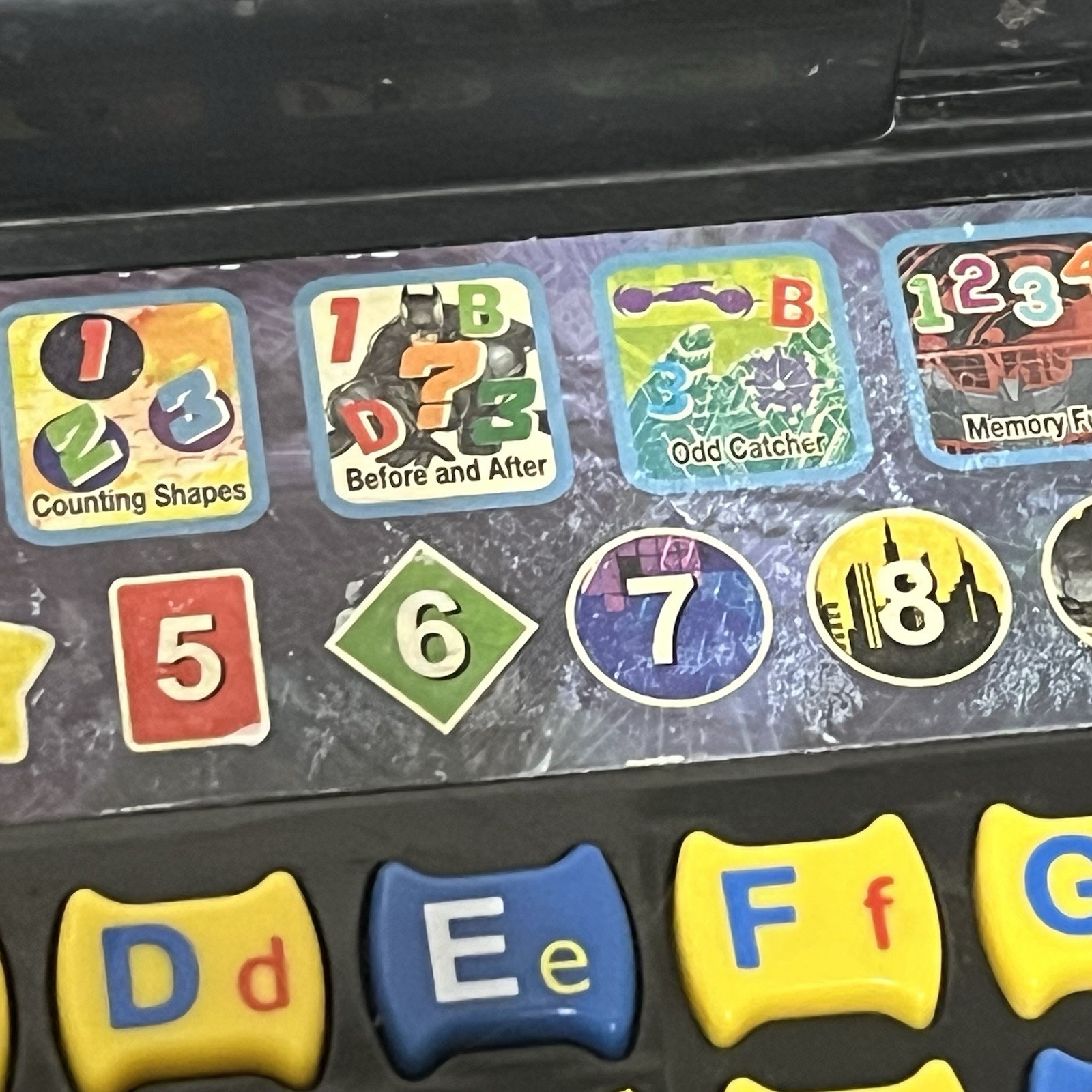 Rare Oregon Scientific Batman Dark Knight Computer Educational toy Laptop Game