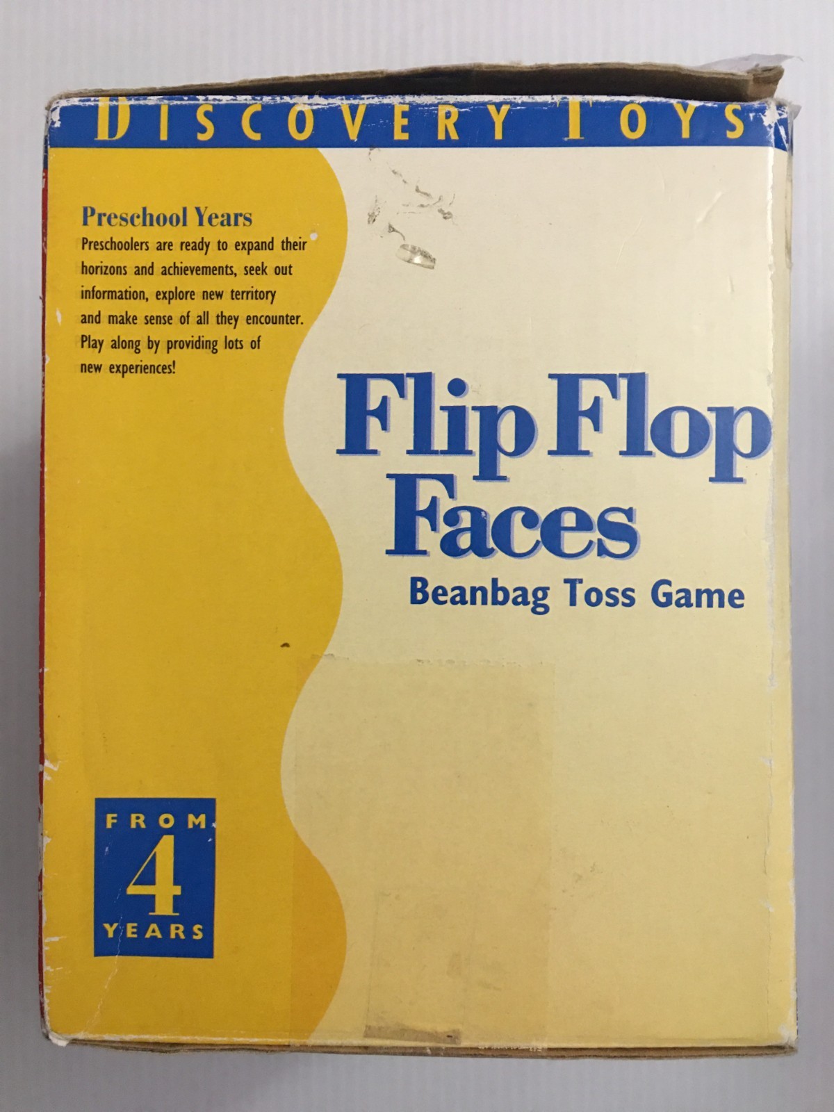 Flip Flop Faces Vintage Game 2000 Beanbag Toss Discovery Toys Feelings Emotions