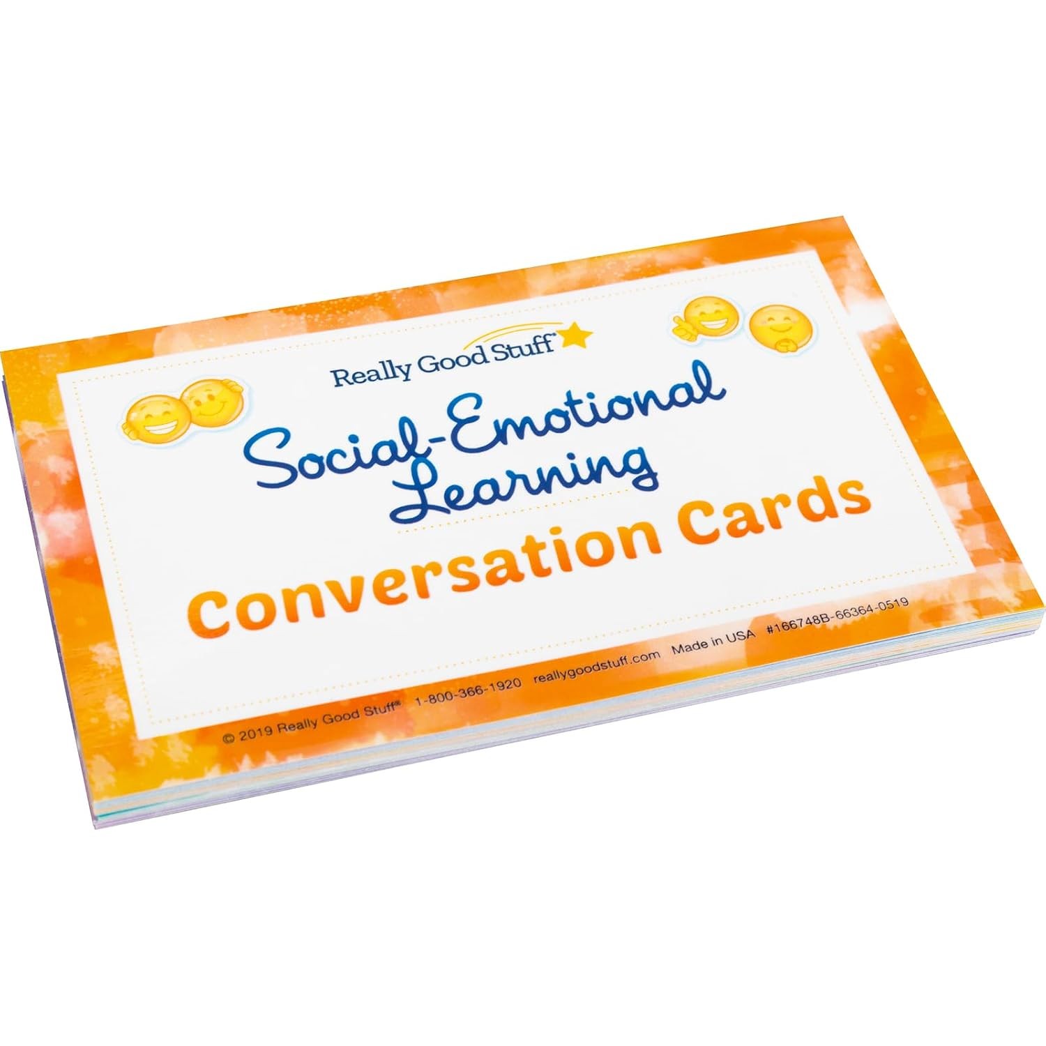 Social-Emotional Learning Conversation Cards for Home- Set of 18-Help Kids Learn