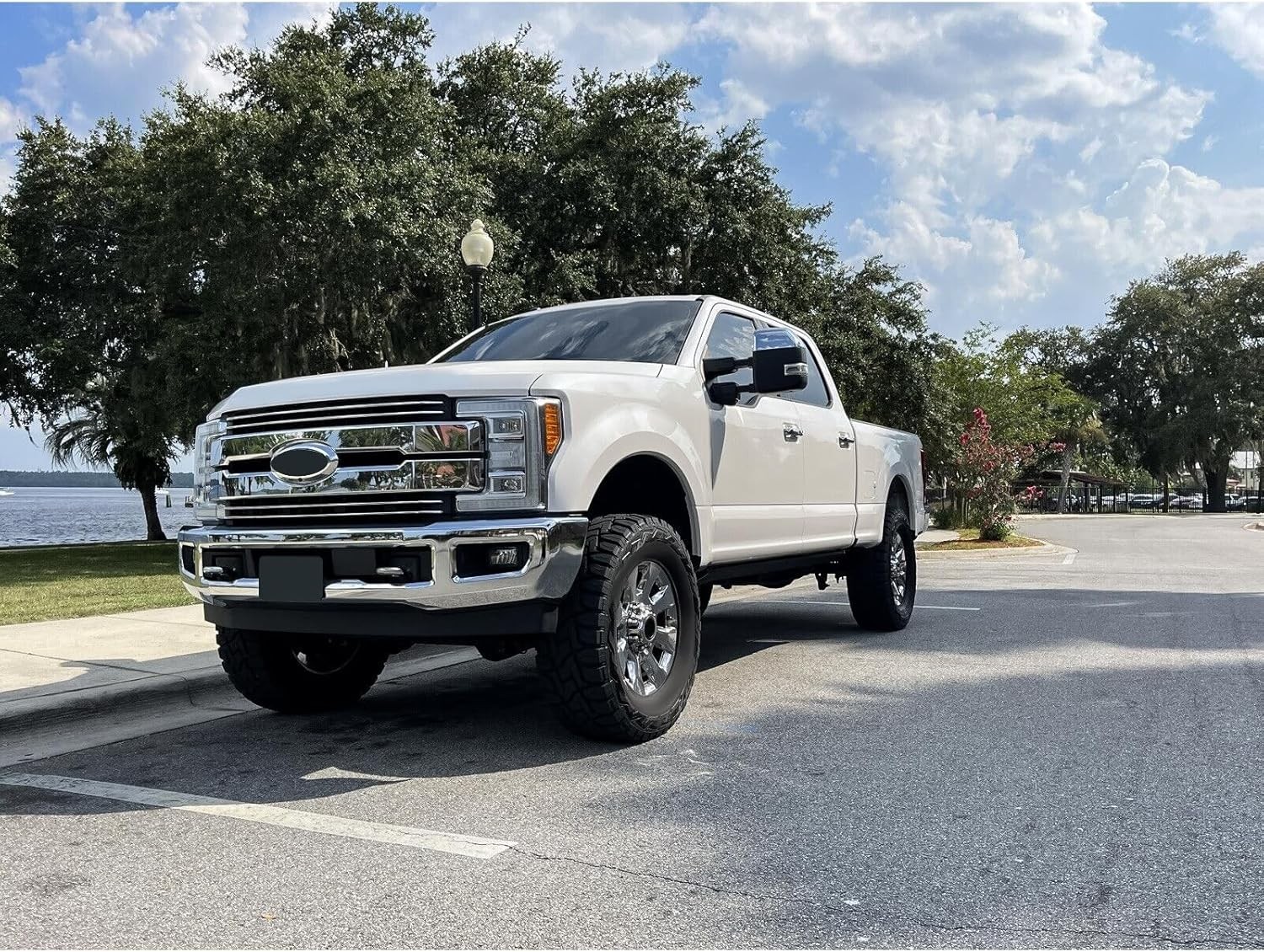 Front Lower Bumper Valance Panel Compatible with 2017 2018 2019 F250 F350