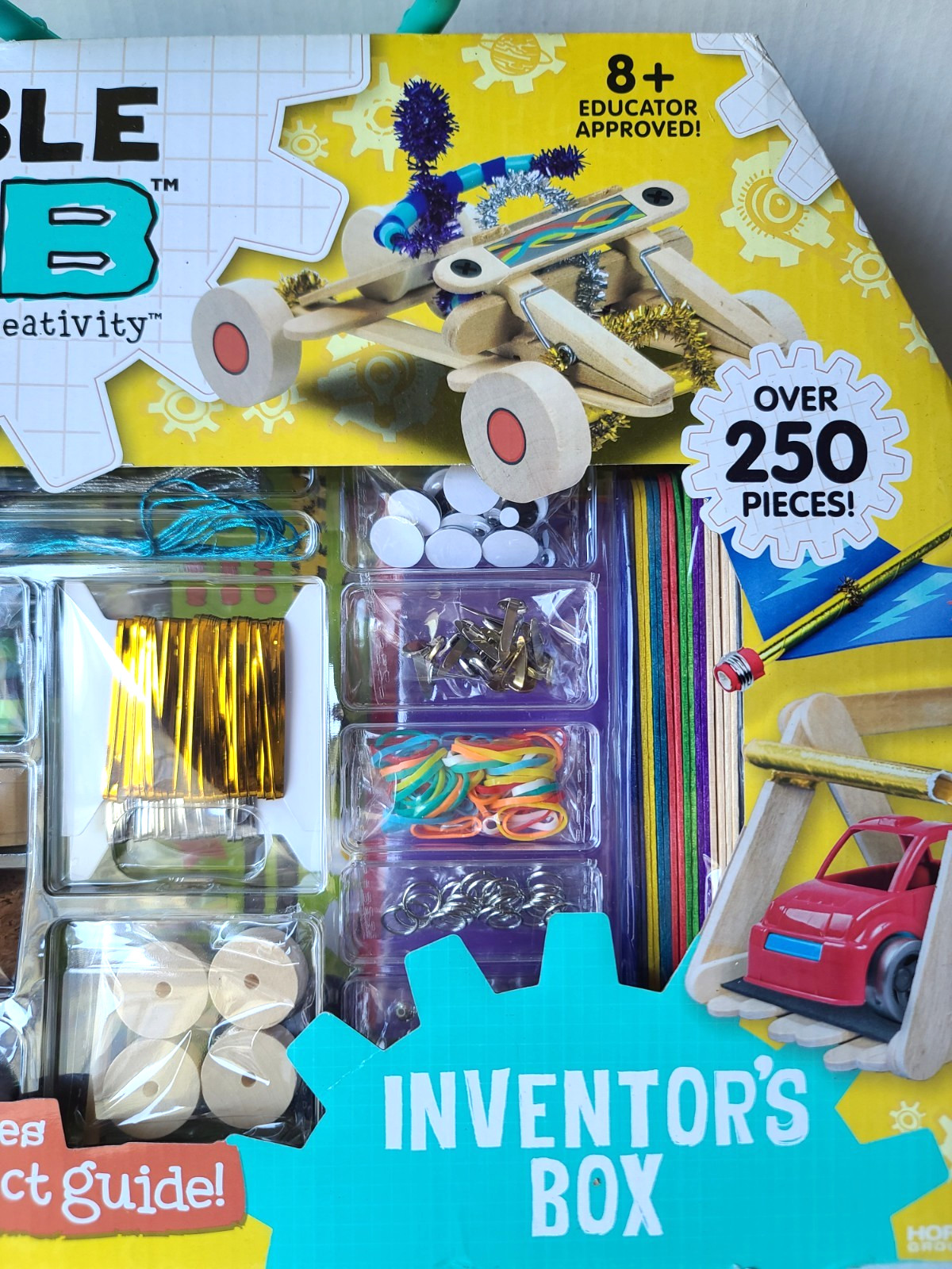 Dabble Lab Kids Inventor’s Box 250+ Pieces Fun Educational Crafts Ages 8+ NEW