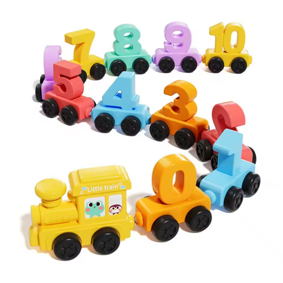 Magnet Number Train Set for Toddlers 1-6 Years Old – Counting Toy, Learnin Y2F2
