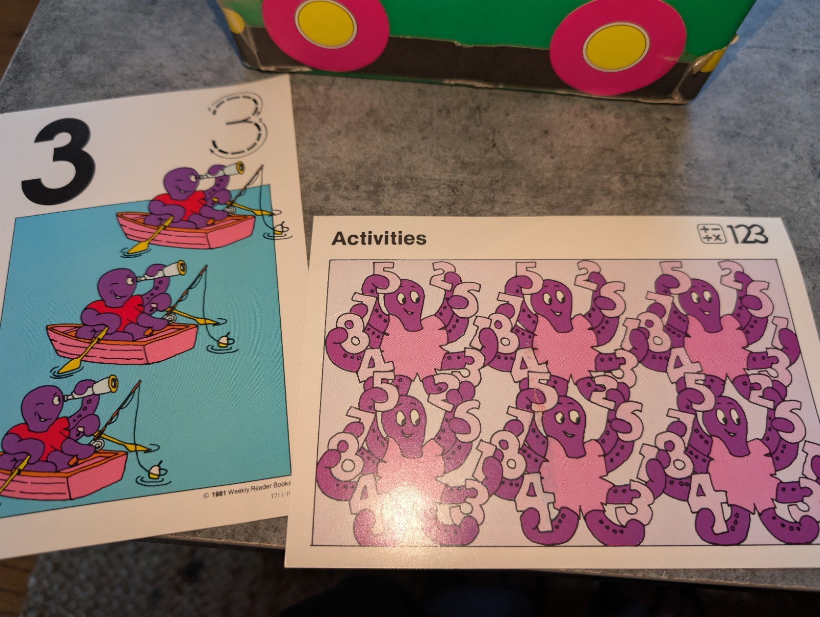 Sweet Pickles Vintage 1987 Preschool Program Green Box Activities Games Crafts