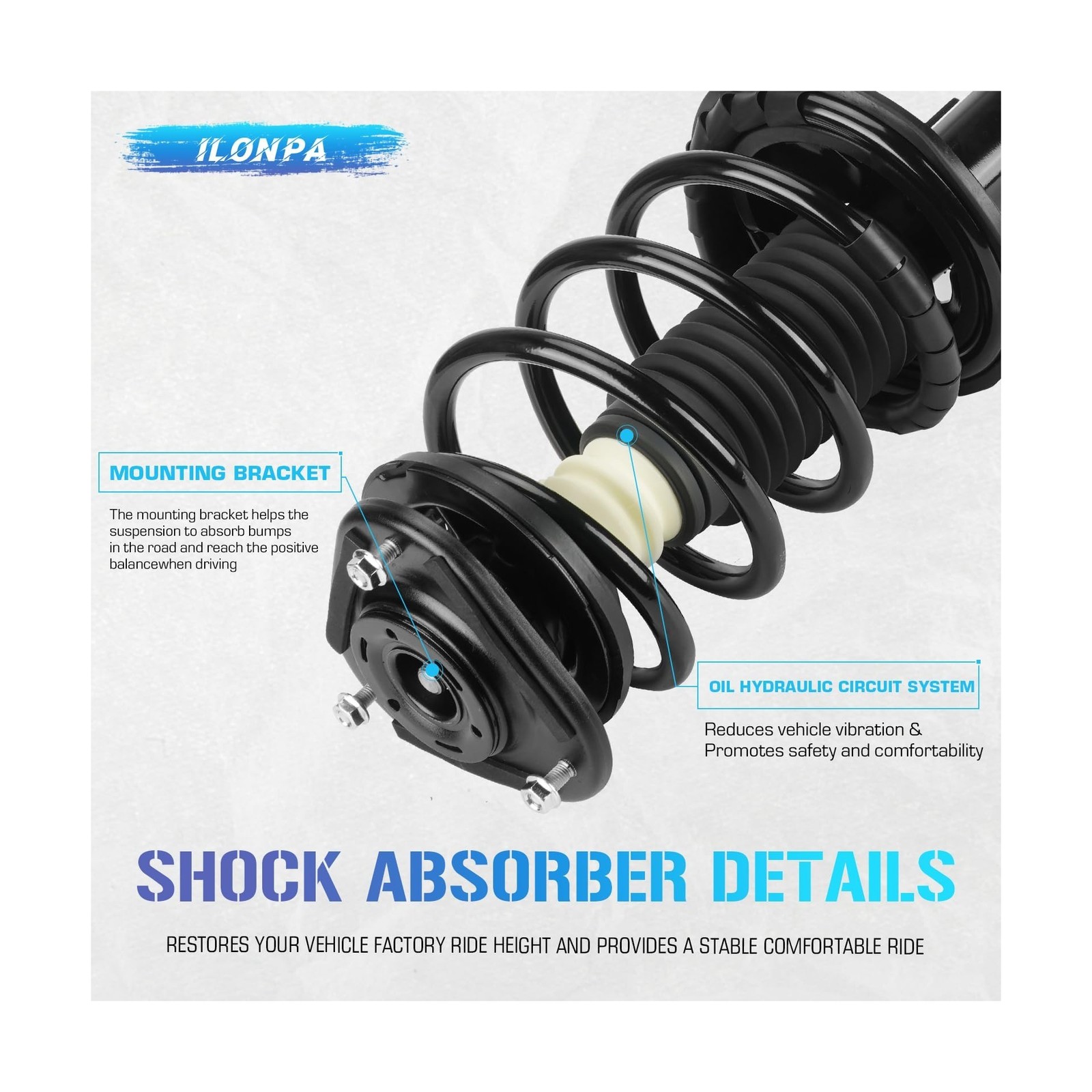 Front Quick Struts Shocks w/Coil Springs for 2003-2008 Toyota Corolla, Strut …