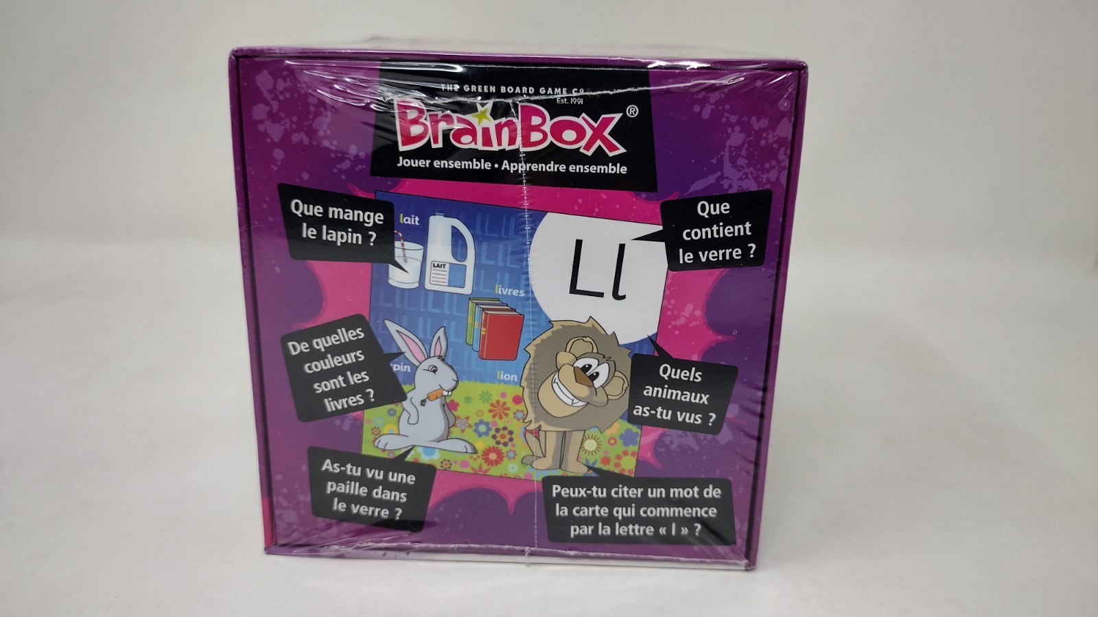 BRAINBOX FRENCH ABC’s NEW BRAIN CHALLENGE CARD GAME