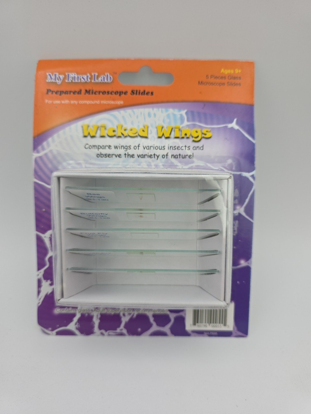 My First Lab Prepared Microscope Slides Wicked Wings PS55 Homeschool Science