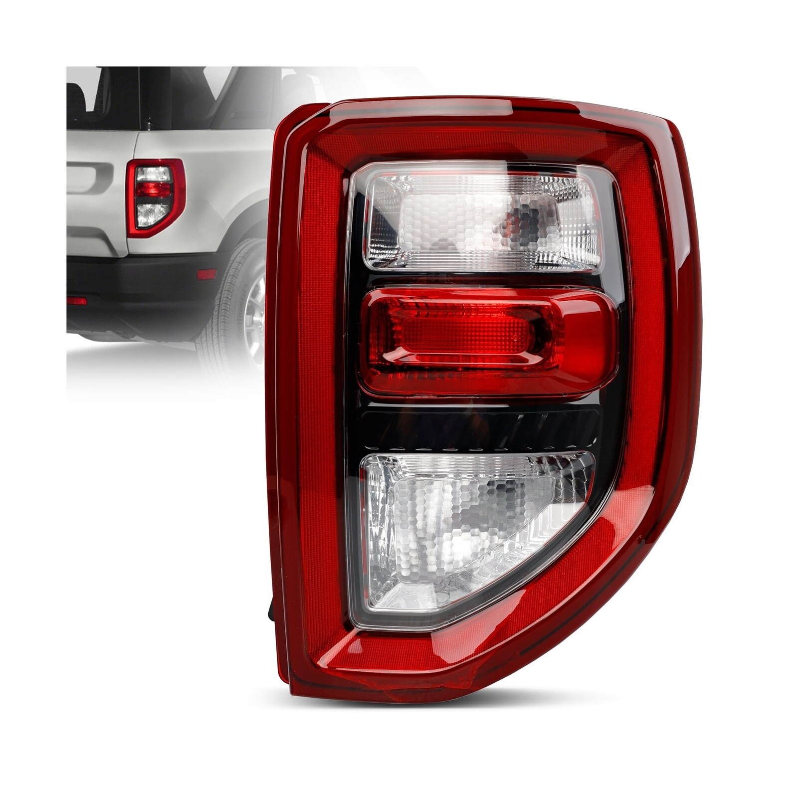 Tail Lights Compatible with 2021 2022 2023 Ford Bronco Sport – Taillights Ass…