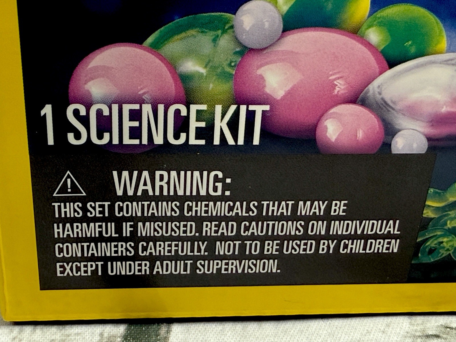 National Geographic STEM GLOW IN DARK Slime Lab~ Amazing Worms Chemistry Kit LOT