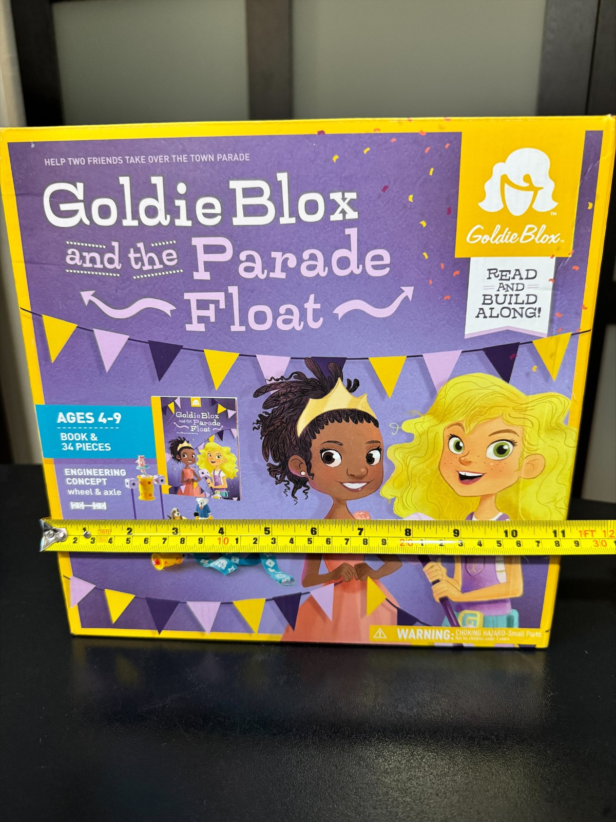 GoldieBlox And The Parade Float Engineering Toy Book Set 34 Pieces Ages 4–9