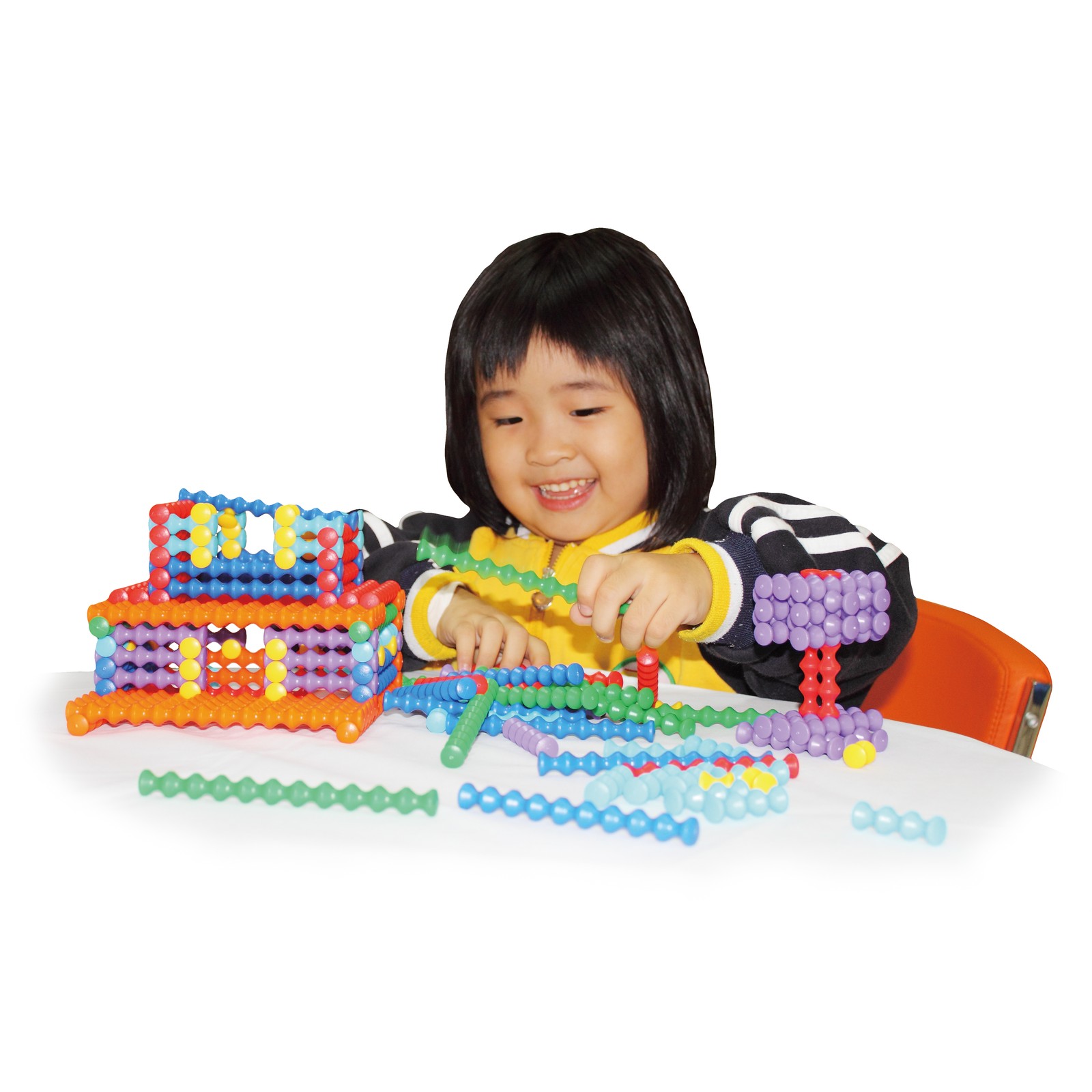 New – Popular Playthings Playstix 150 Piece Set – Ages 4+ | 1+ players