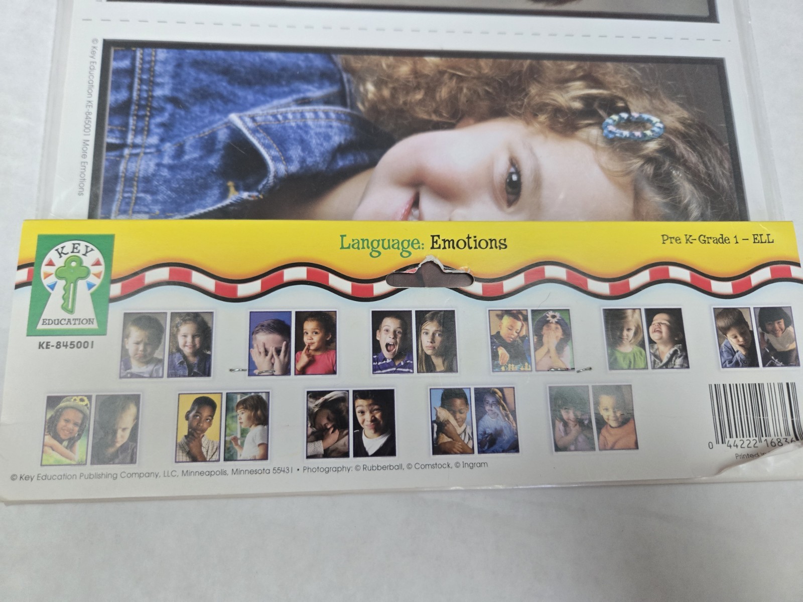 Large Photo Emotion Cards by Key Education Set of 22 Brand New Factory Sealed