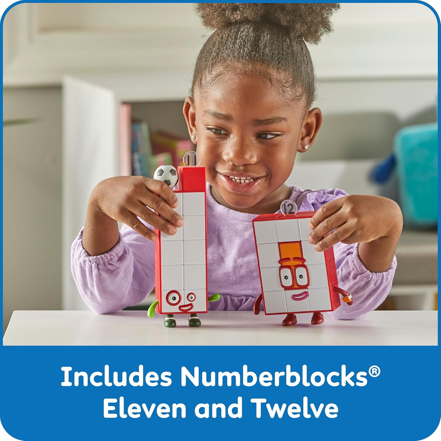 Numberblocks Friends Eleven and Twelve Figures Numbers for Toddlers Math Toys…