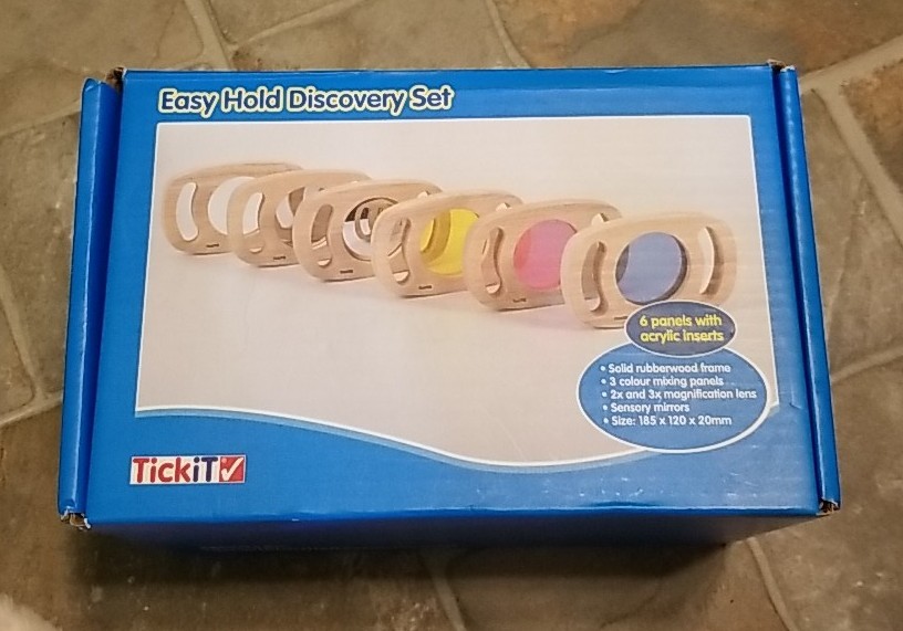 TICKIT Easy Hold Discovery Set w/ Magnifiers & Mirrors 6 Piece Kit Ages 1 Yrs