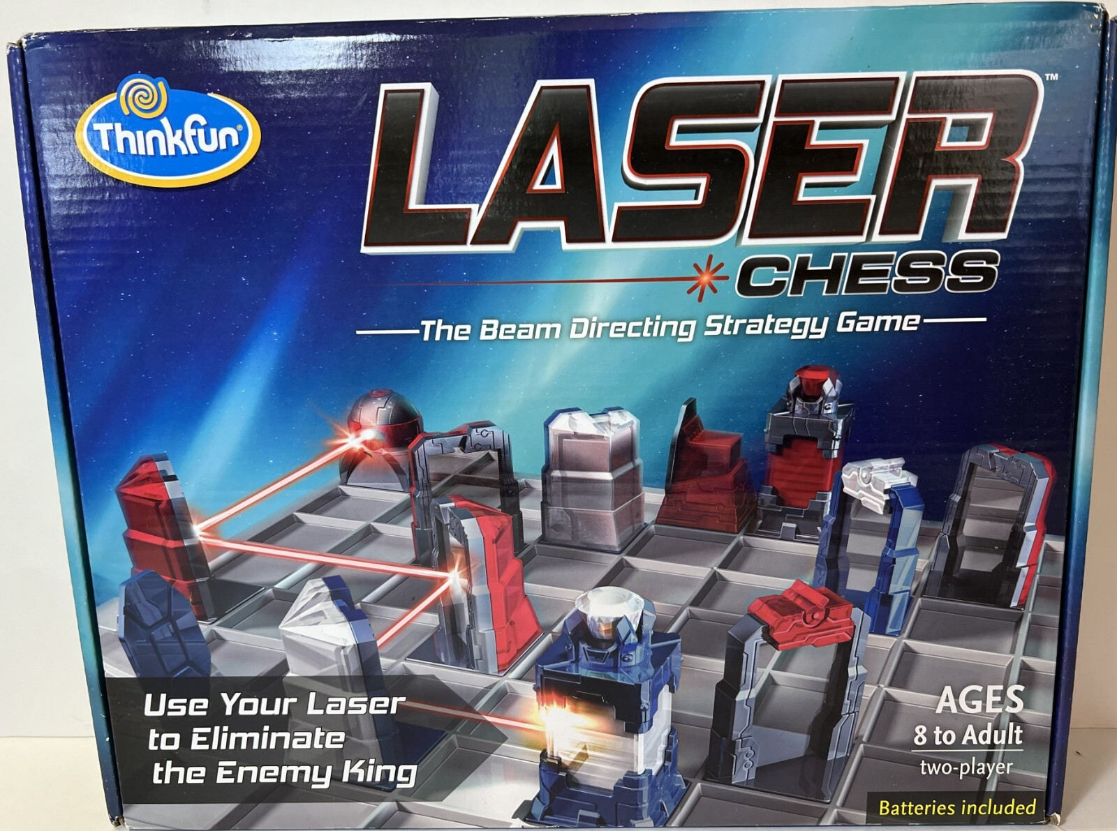 ThinkFun Laser Chess Two Player Strategy Beam Game Toy – Complete
